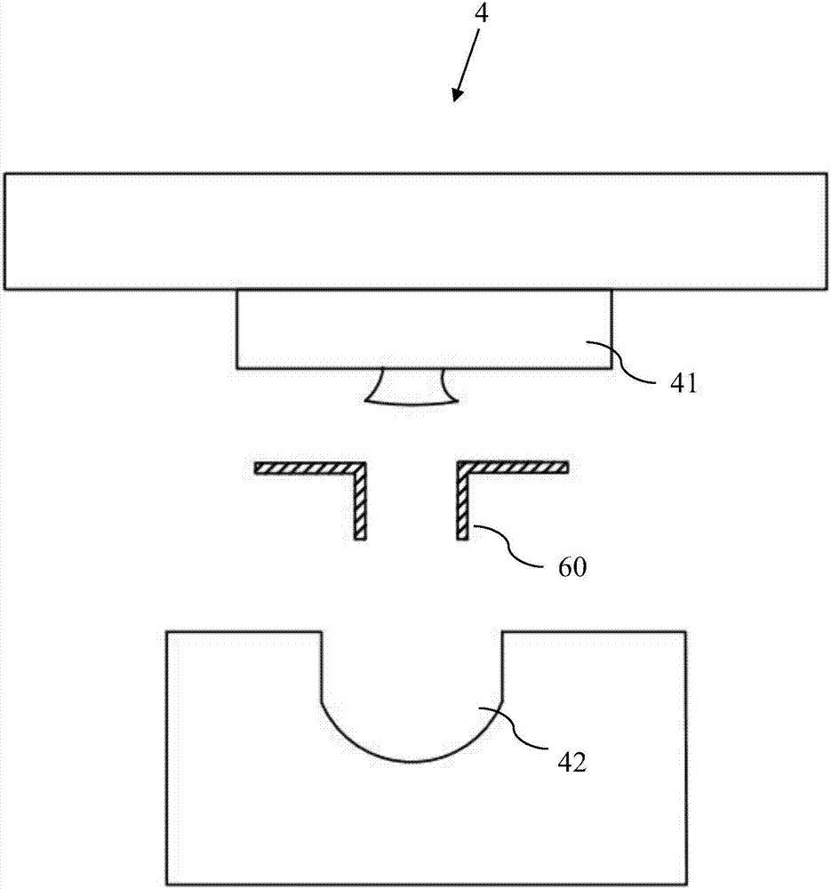 Continuous deep drawing device, sheet nut stamping parts manufacturing equipment and manufacturing method