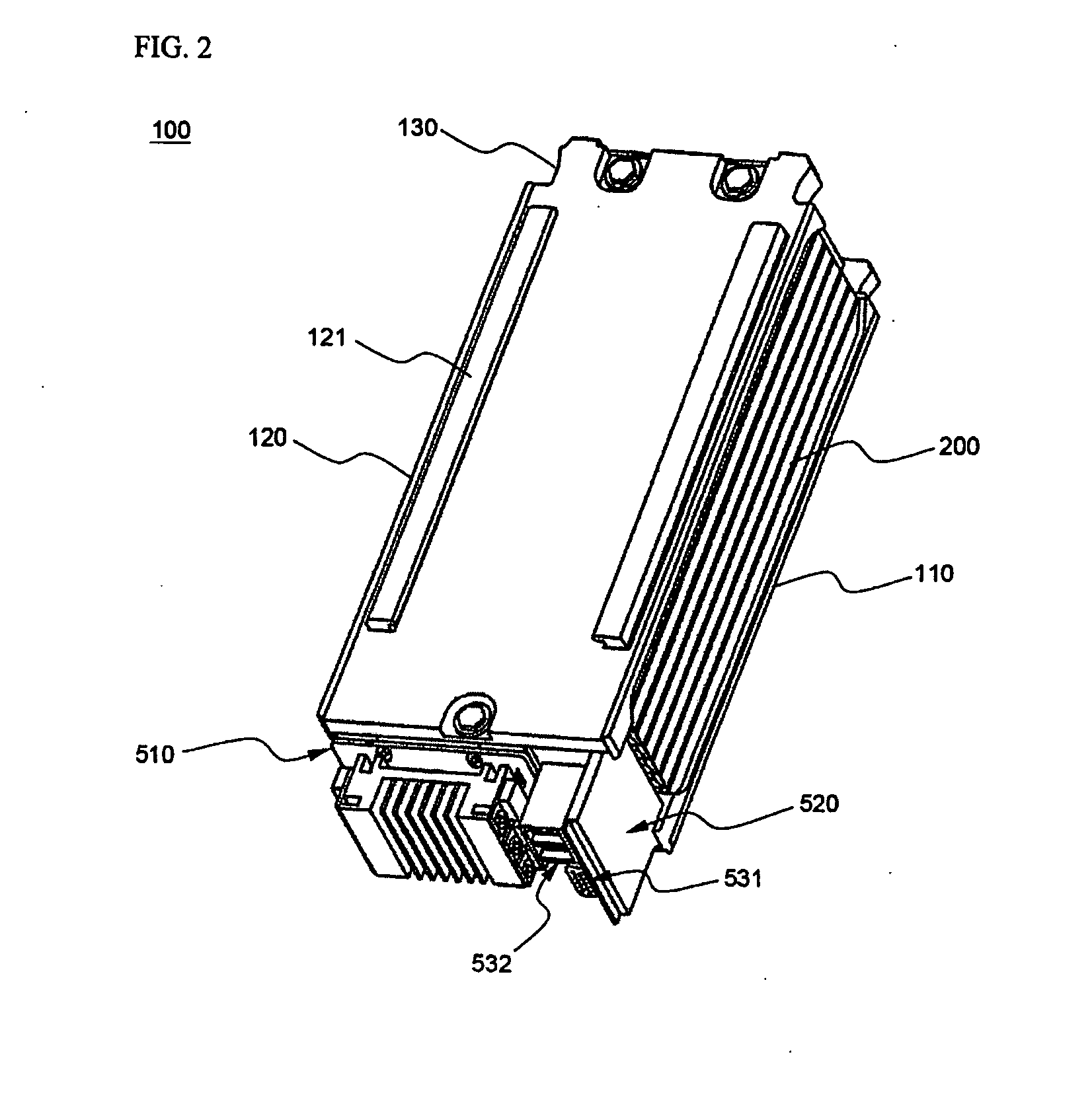 Battery module, and middle or large-sized battery pack containing the same