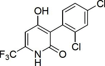 Trifluoromethyl-substituted dihydropyridone derivatives, preparation method and application thereof