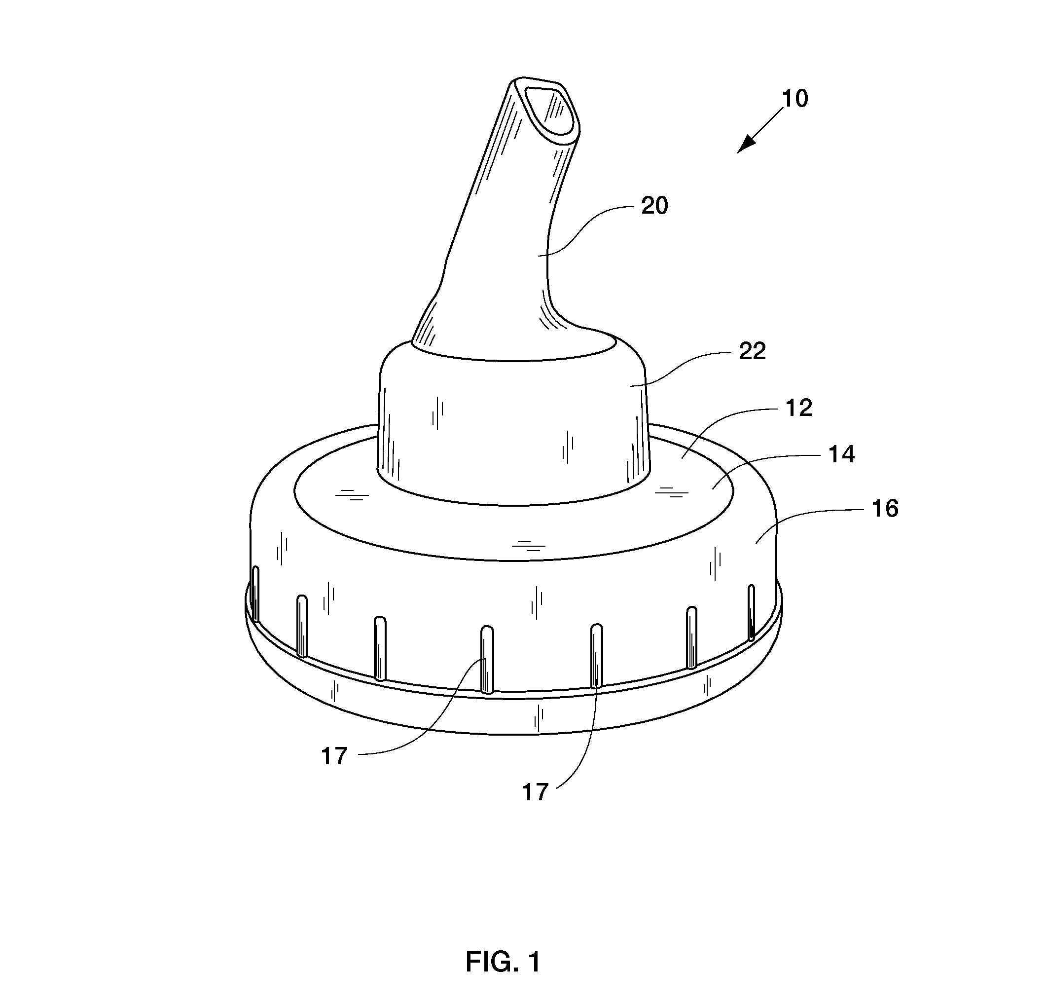 Pour spout for mason jar