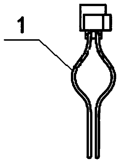 Domestic adjustable hair dryer work bracket replacing hand-held operation