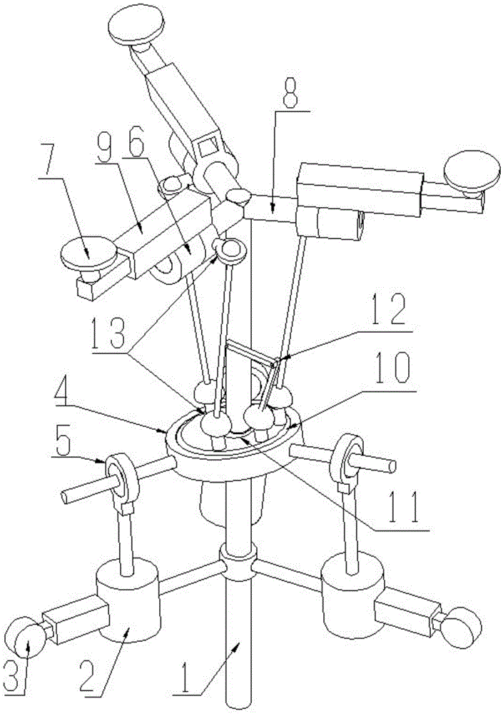 Circulating variable-pitch propeller pipeline robot