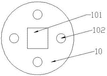 Agricultural liquid mixing device convenient for detaching and washing