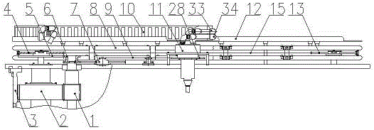 A continuous circulating operation of plastic pipe mold cooling device