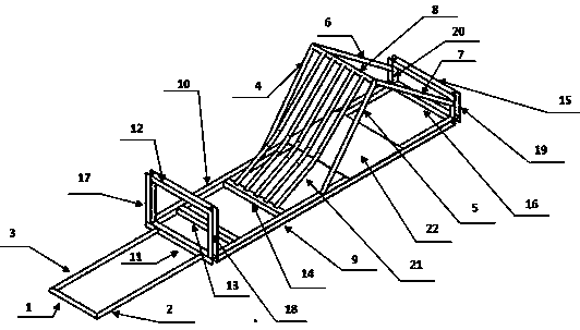 An energy-saving racing car frame