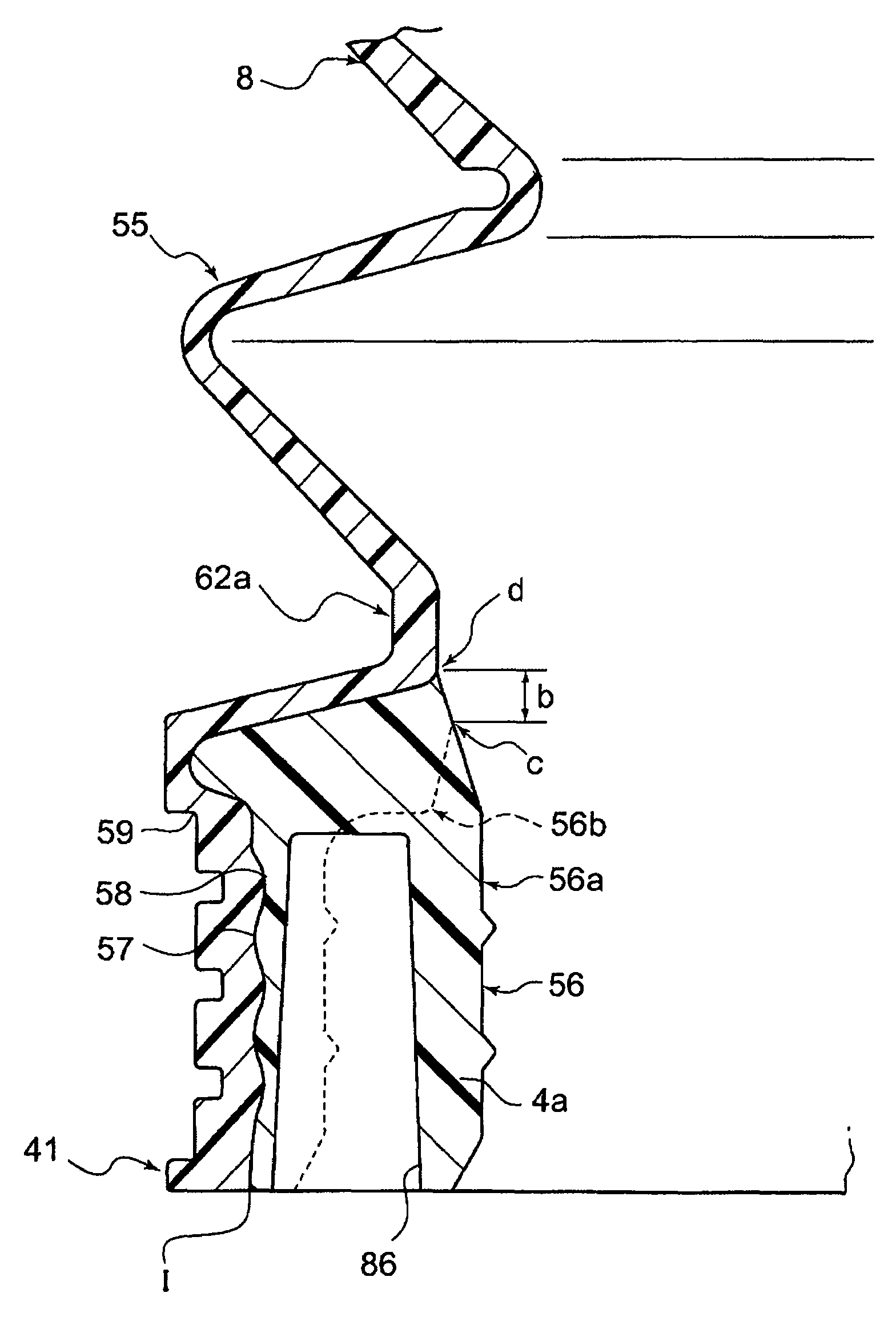 Resin boots for constant velocity universal joint