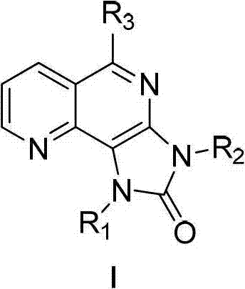 Tri-substituted imidazo diazanaphthalene ketone compounds, preparation method thereof and applications thereof