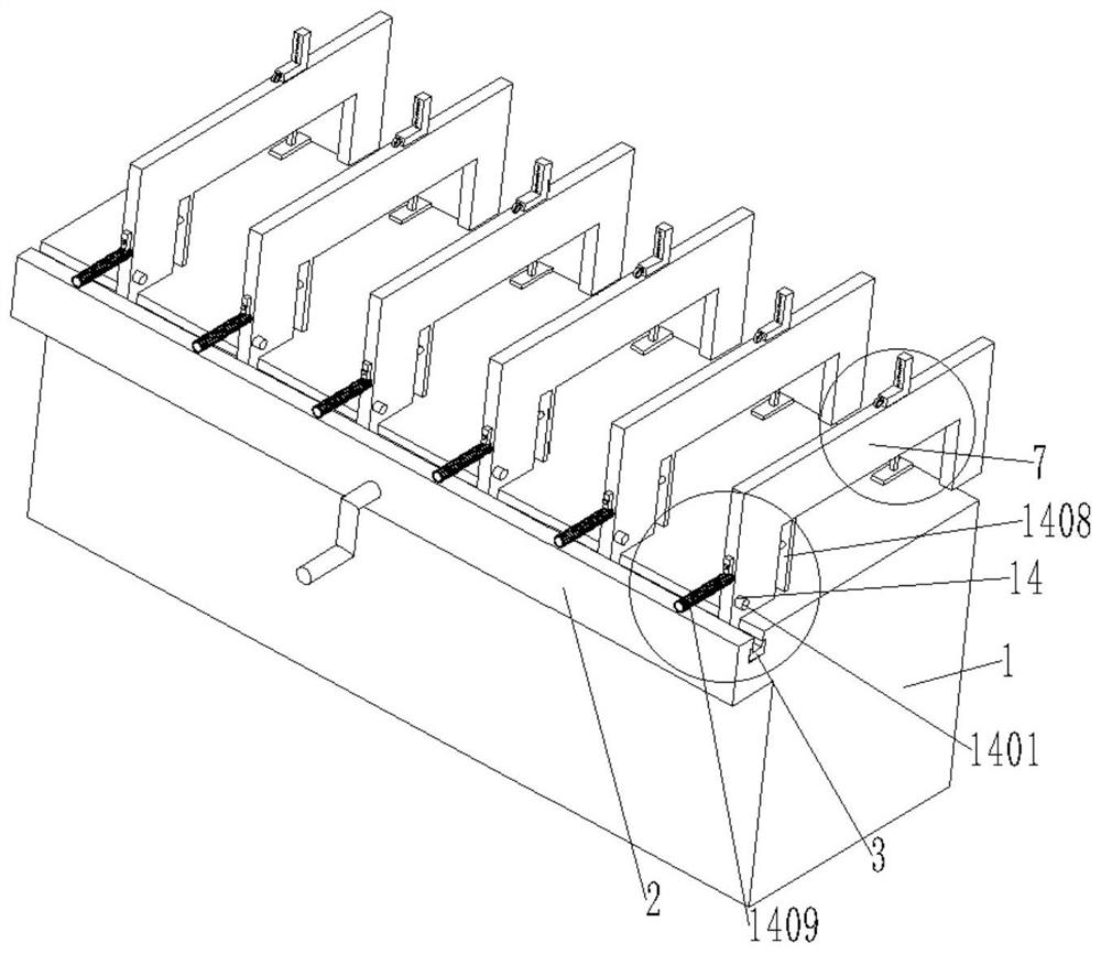 A positioning mechanism for cutting and processing aluminum profiles