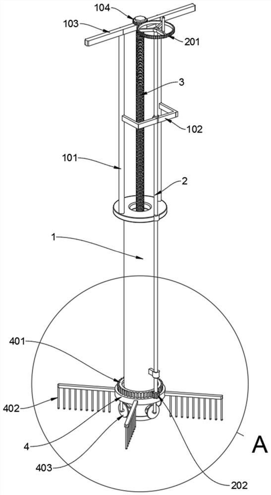 Water sample extracting and storing integrated device for water environment monitoring