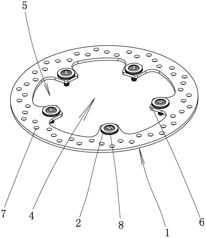 Motorcycle brake disc