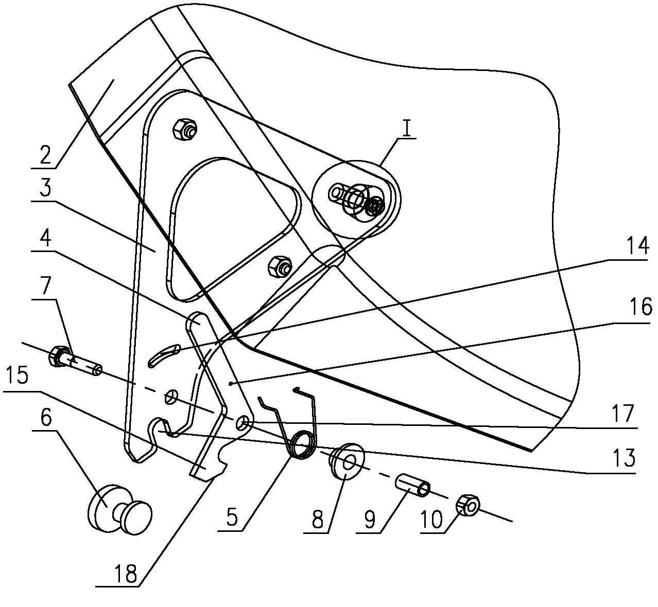 Adjustable seat for light aircrafts