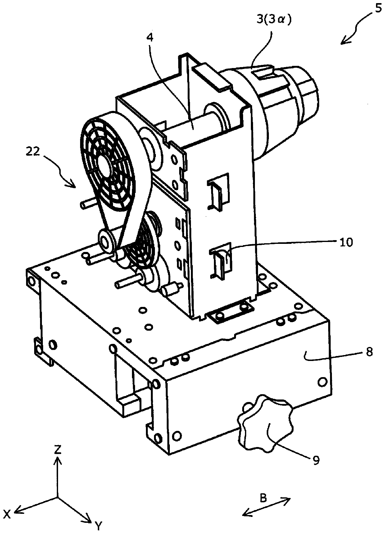 Medium support device and recording device