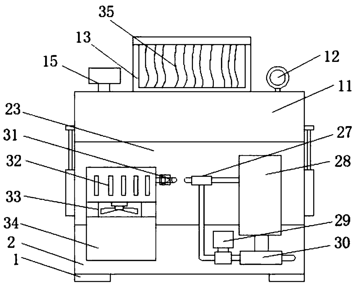 Test tube cleaning, disinfecting and drying device for biotechnology research and development