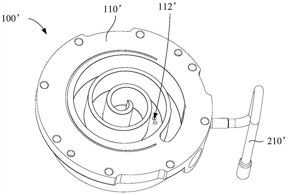 Static scroll plate component, scroll compressor and refrigeration equipment