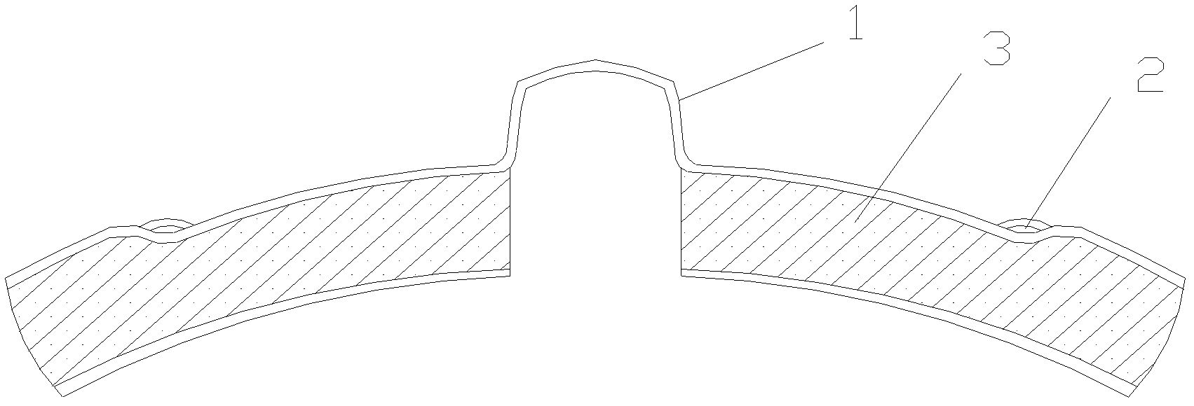 Carbon ceramic brake shoe for urban rail vehicle and manufacturing method thereof