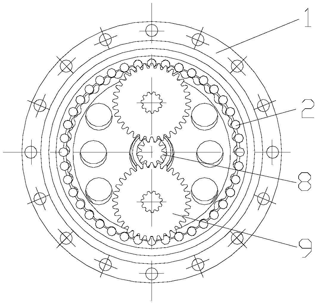 Precise planetary cycloid reducer