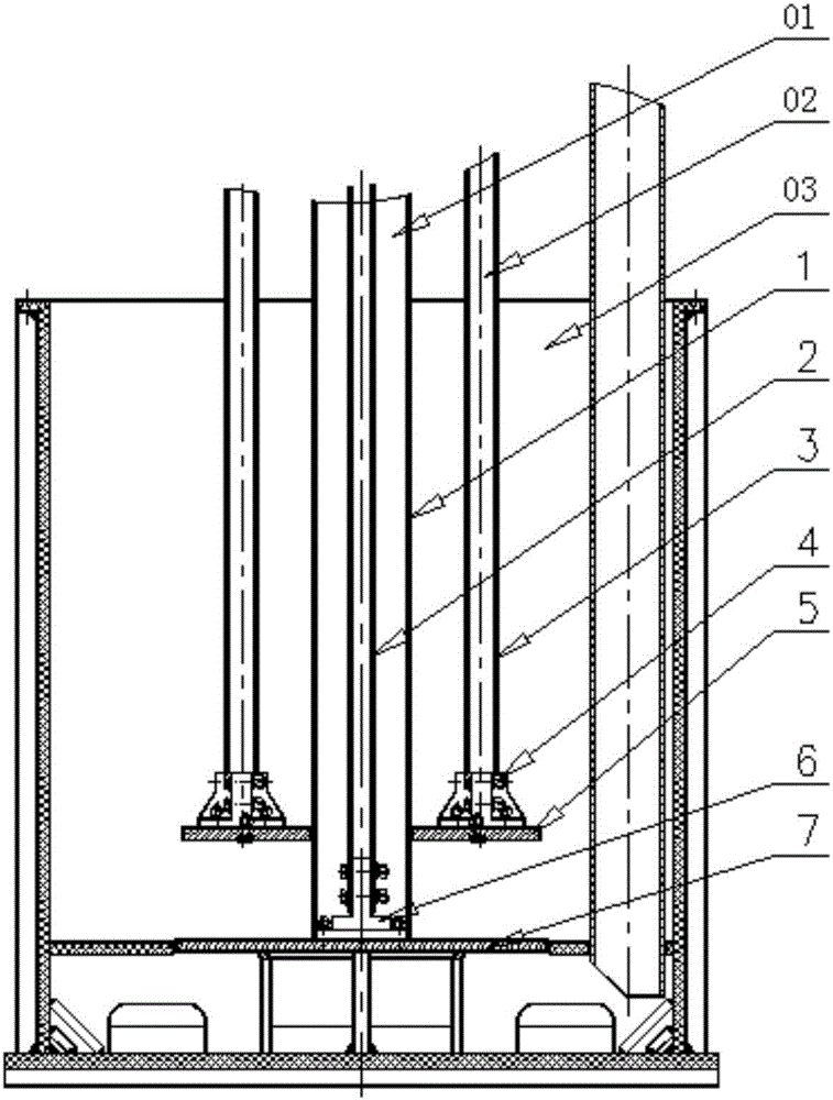 Assembly pole plate of super-power slip frequency regulator