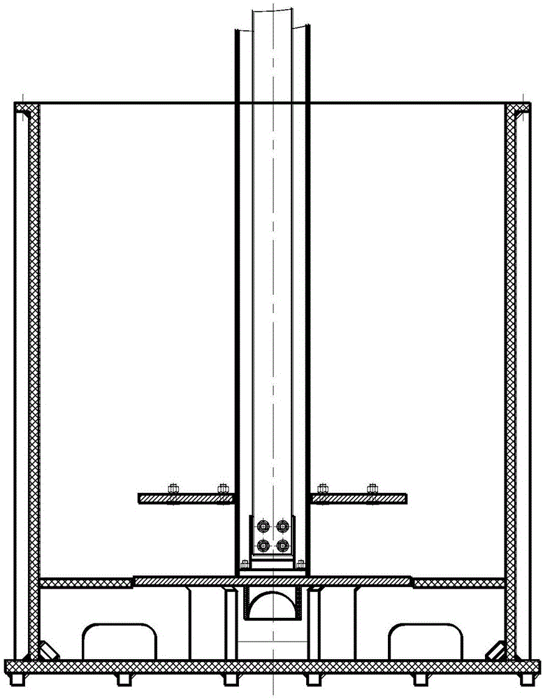 Assembly pole plate of super-power slip frequency regulator