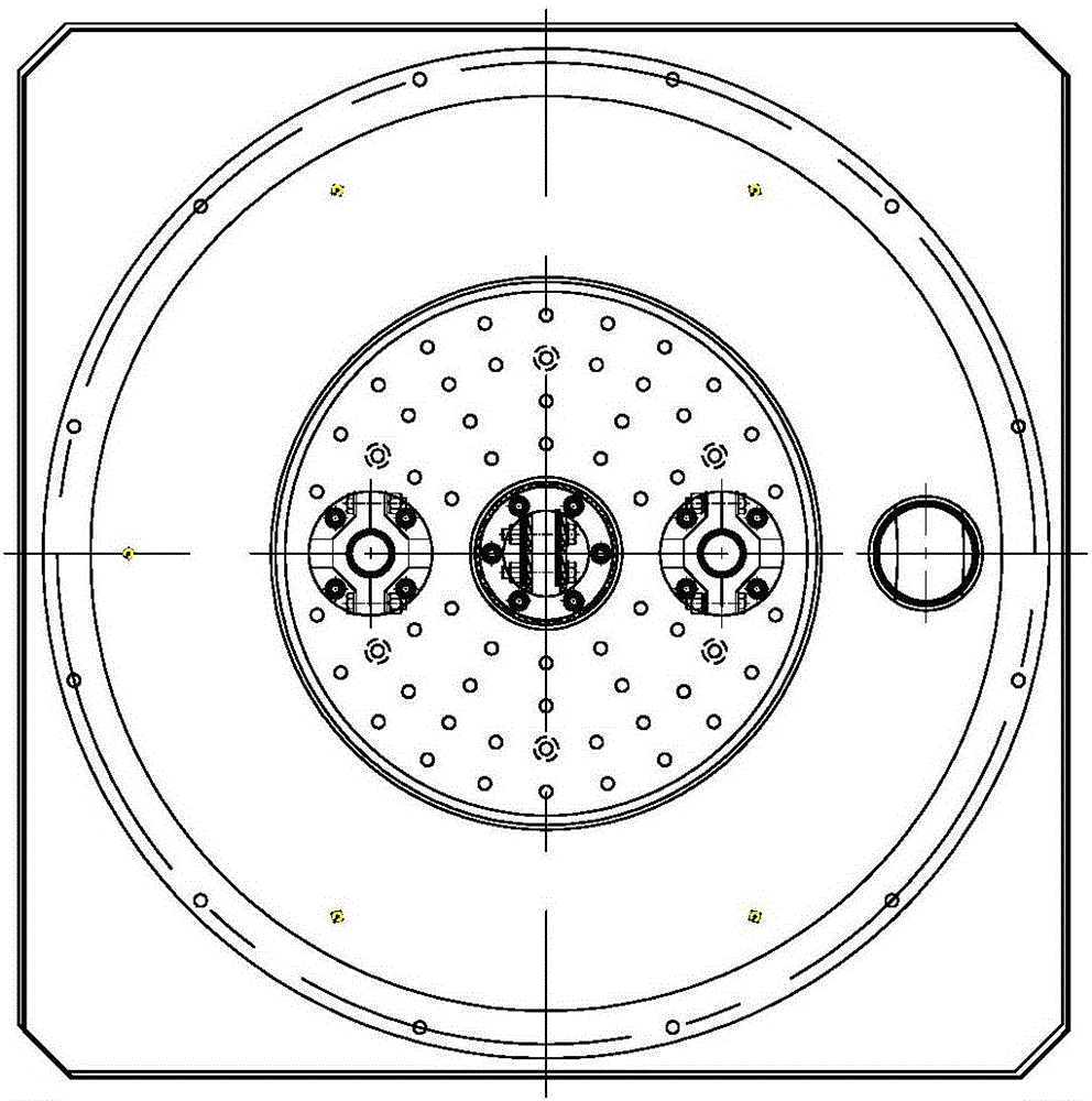 Assembly pole plate of super-power slip frequency regulator