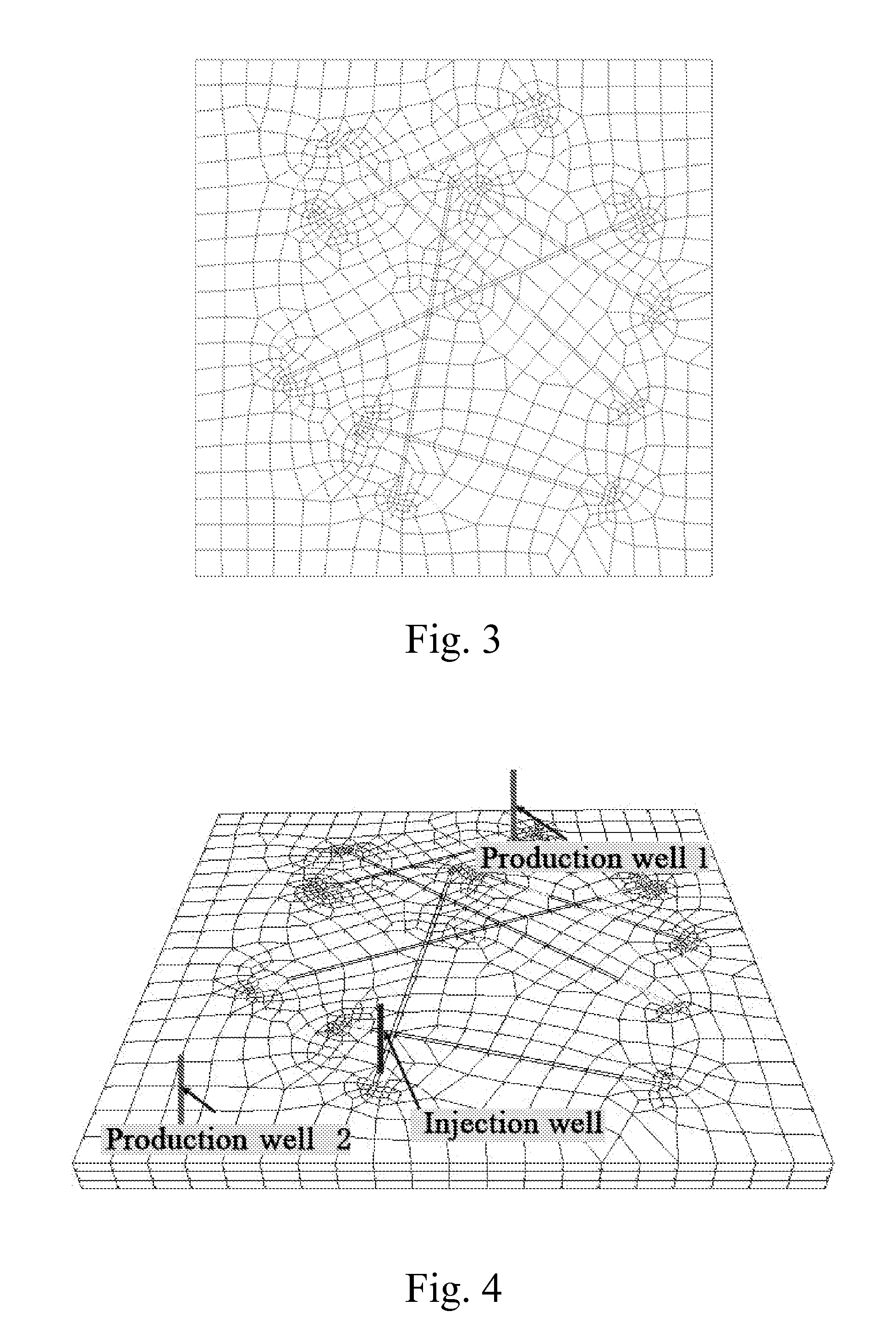 Numerical simulation method for characterizing fluid channelling along large-aperture fractures of reservoirs