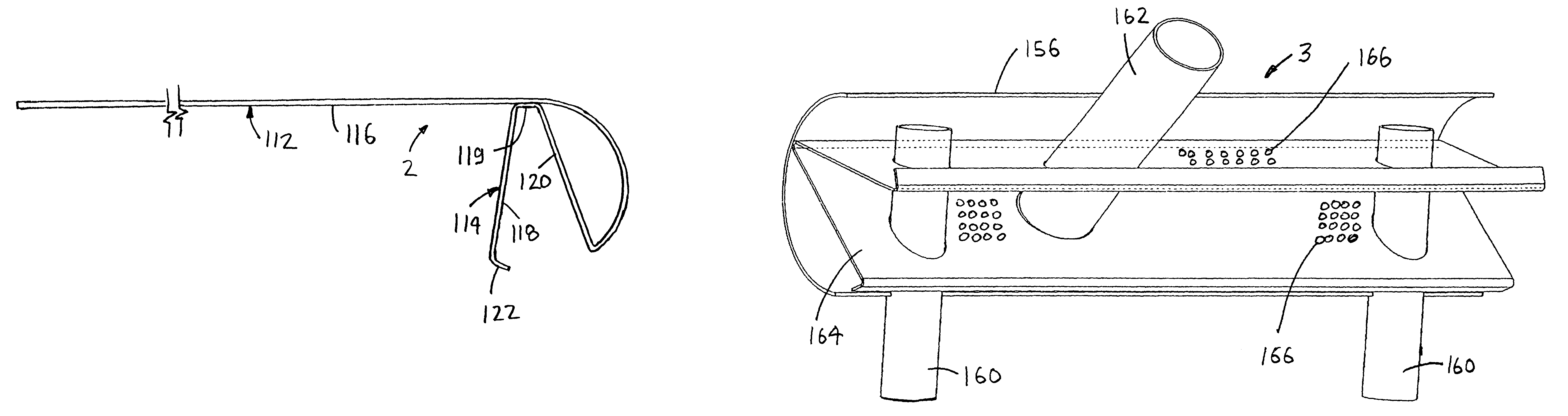 Muffler having a baffle with angled plates