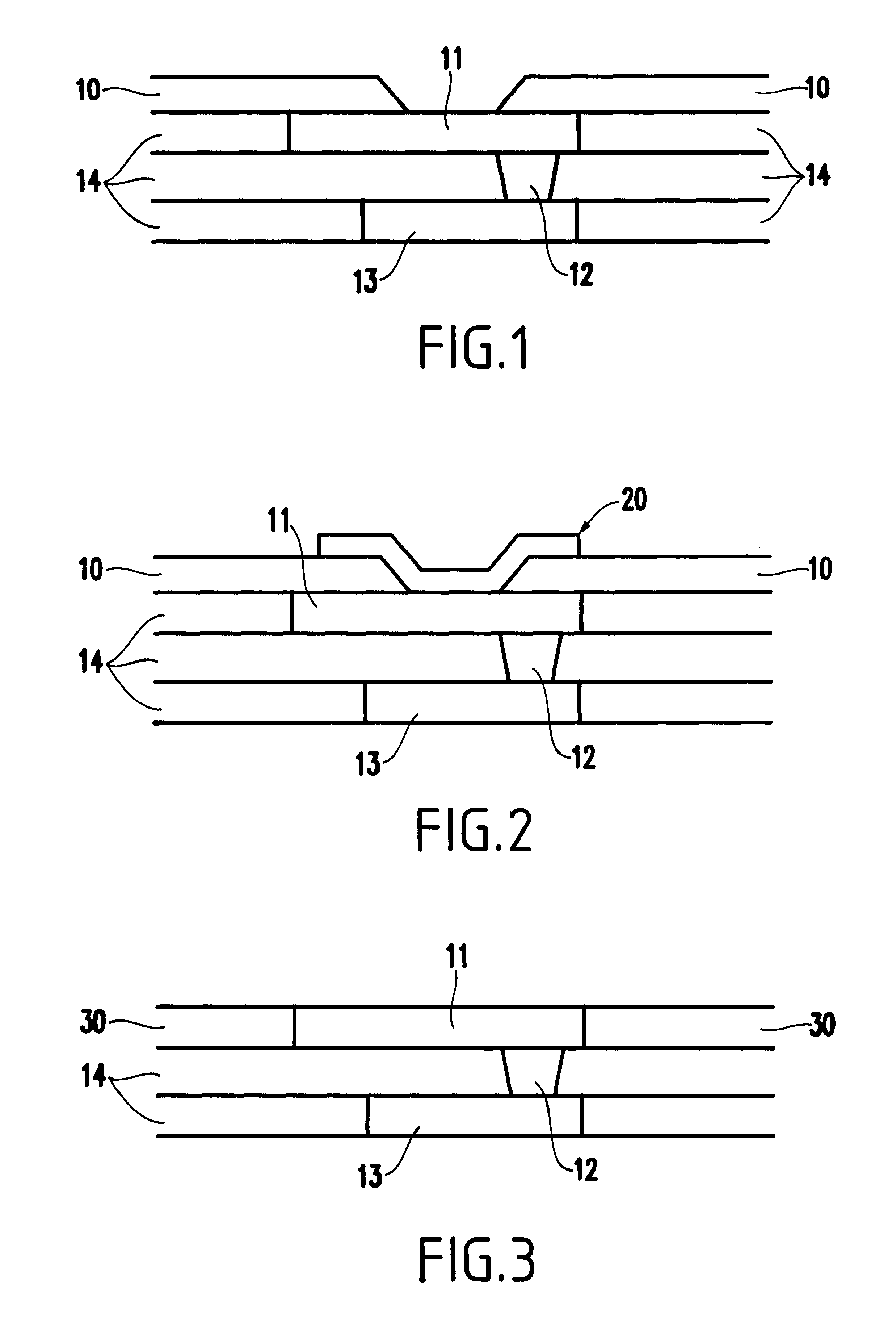 Method and structure of column interconnect