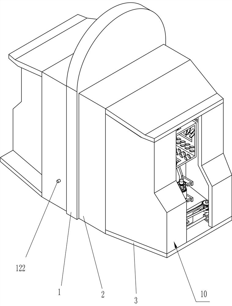 A closed material exchange window sill to prevent the spread of viruses