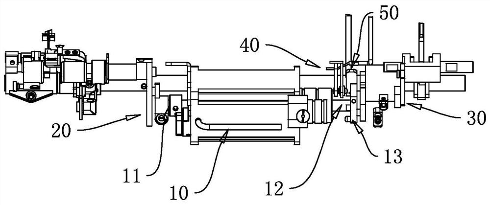 Multifunctional structure of intelligent sewing machine