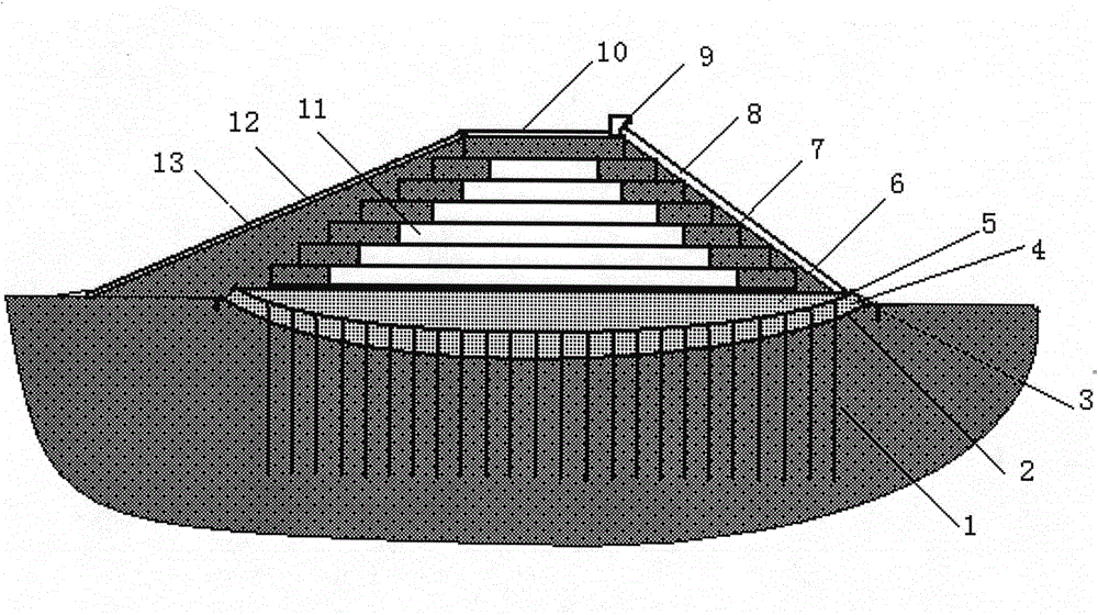 Industrially-manufactured dam component and method for quickly building dams