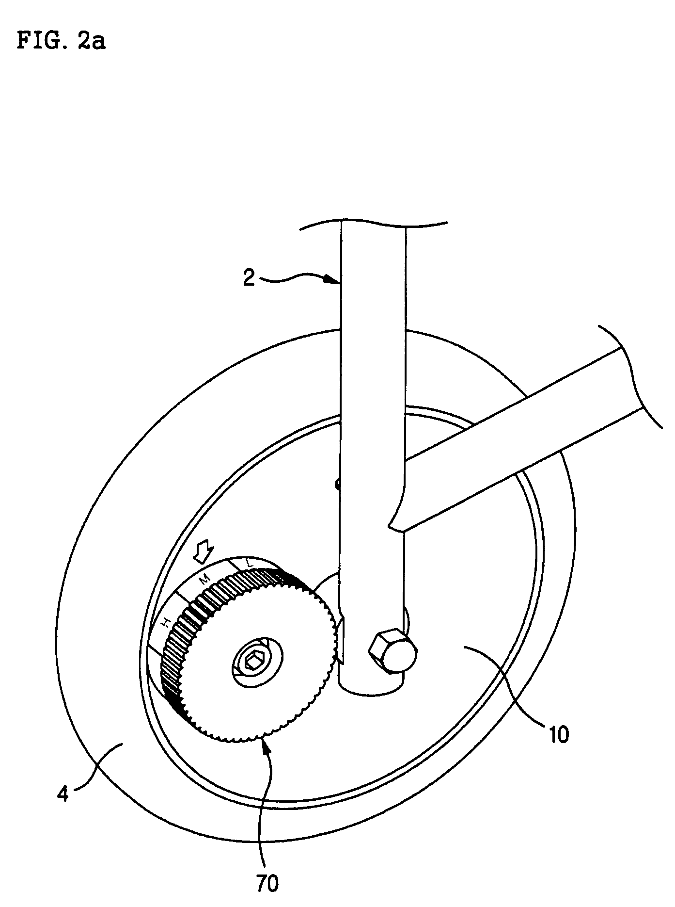 Apparatus for automatic brake of walking support machine