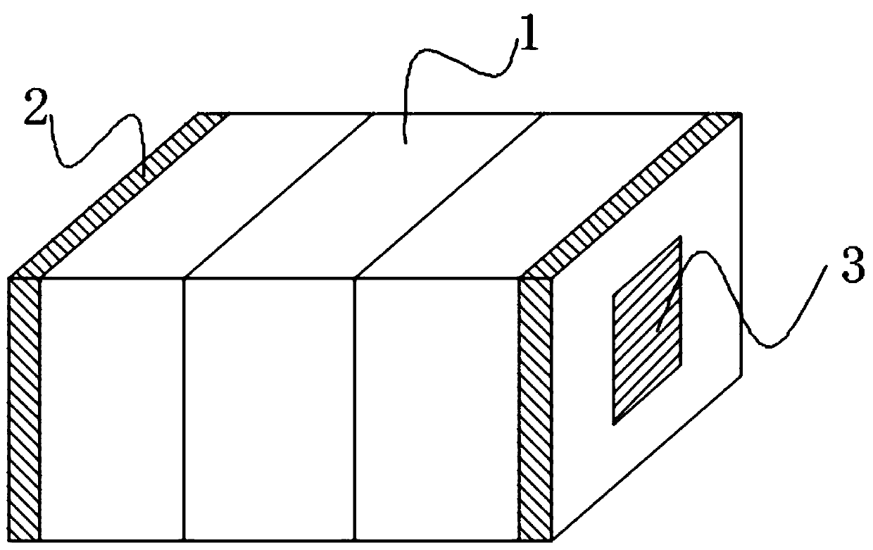 Wave-absorbing foam material and preparation process thereof