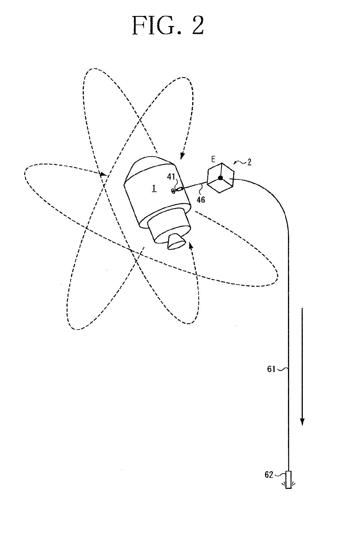 Space debris removing device and space debris removing method