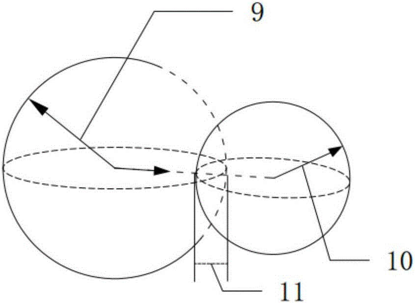 Rock mass power function type microscopic season cracking three-dimensional model