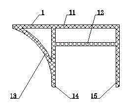 Wood-plastic window frame