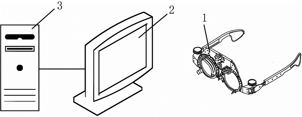 Progressive fogging vision training system and using method thereof