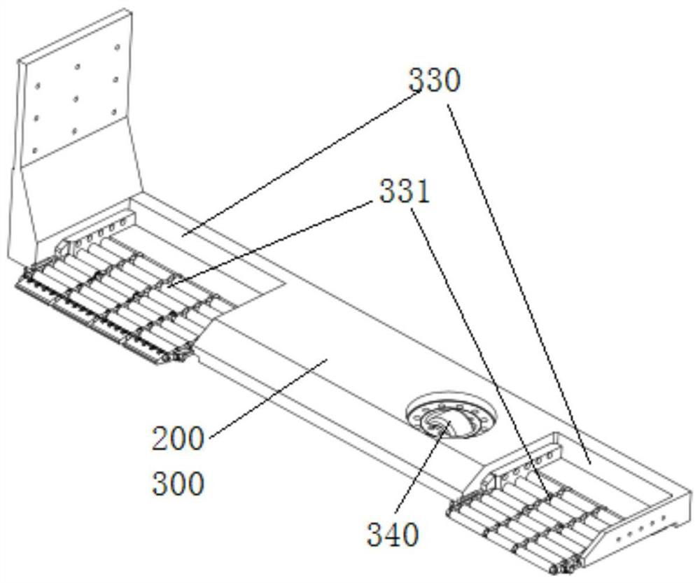 Outer forklift parking robot control system with blocking teeth and method