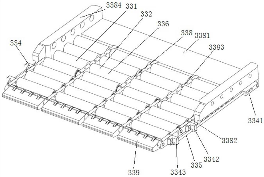 Outer forklift parking robot control system with blocking teeth and method