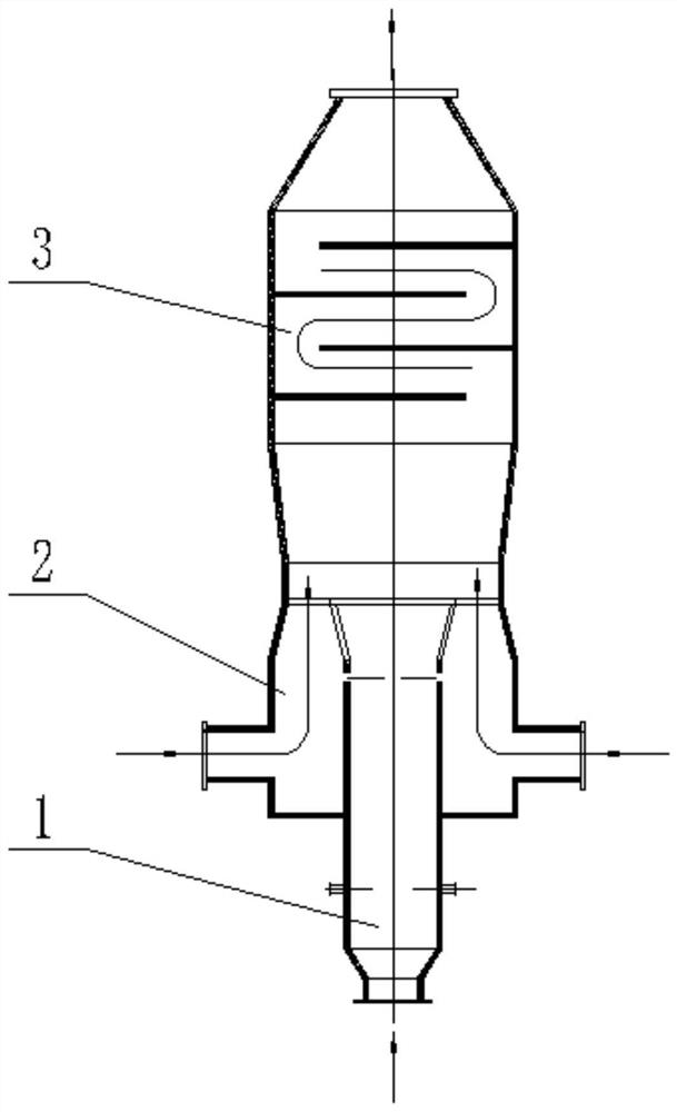 Method and device for vaporizing and mixing ammonia water for denitration