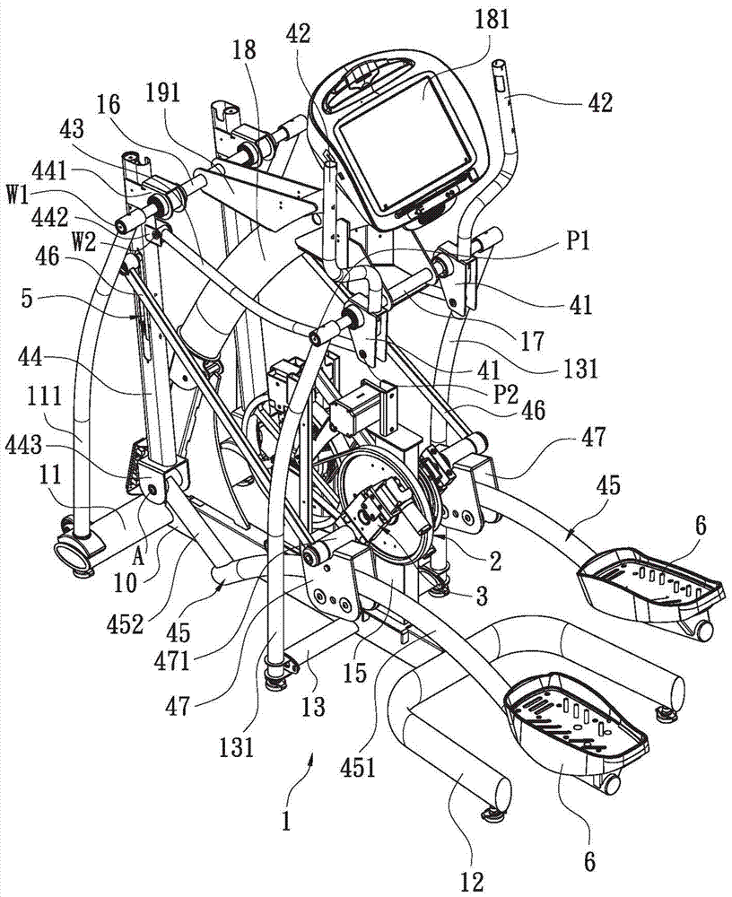 Hand and foot compound exercise machine