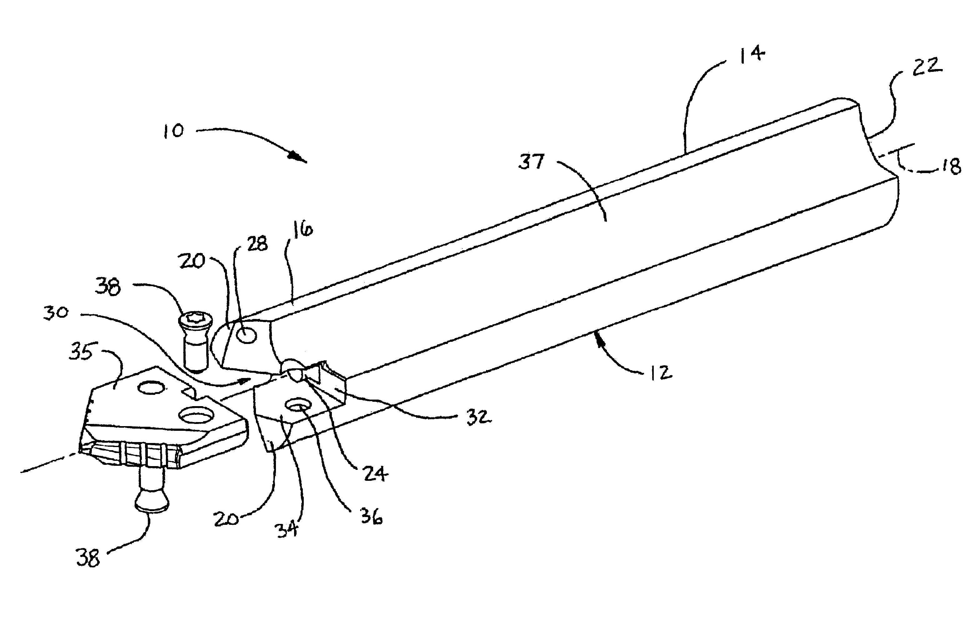 Drill insert with controlled contact clearance