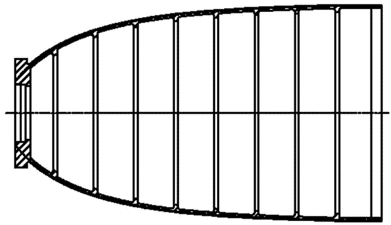 Processing method of thin and long aluminium alloy thin-walled cylinder