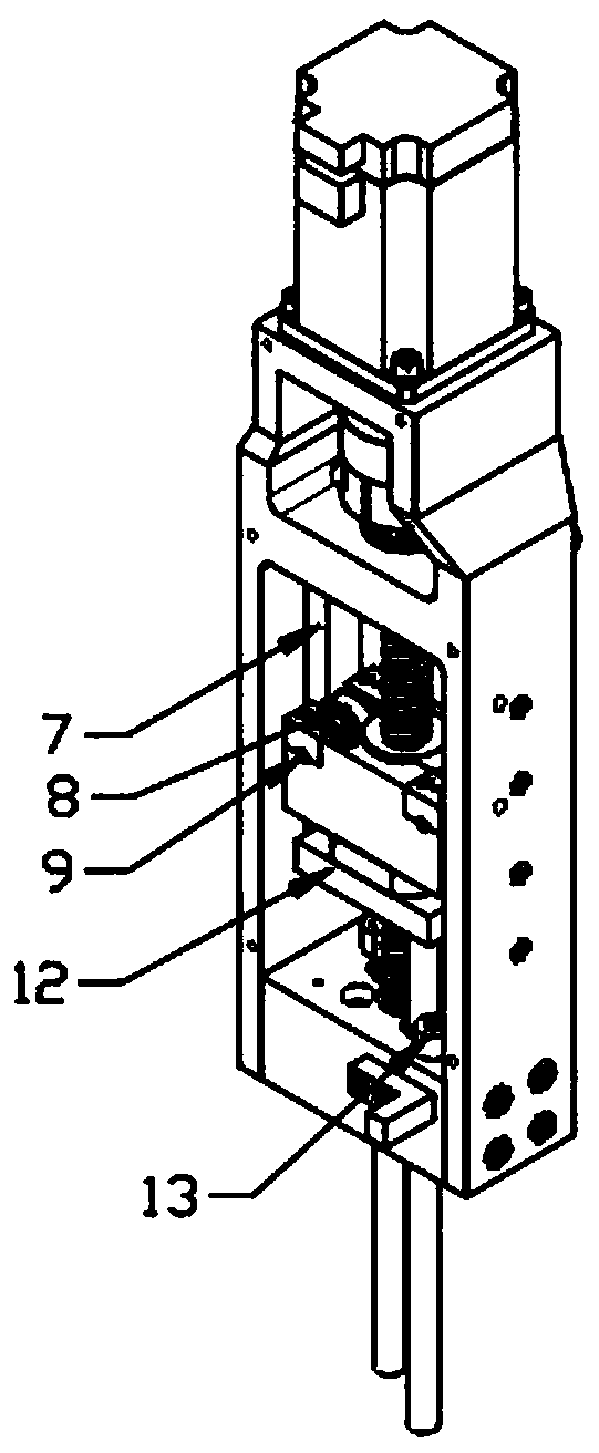 Die drawing and flanging mechanism