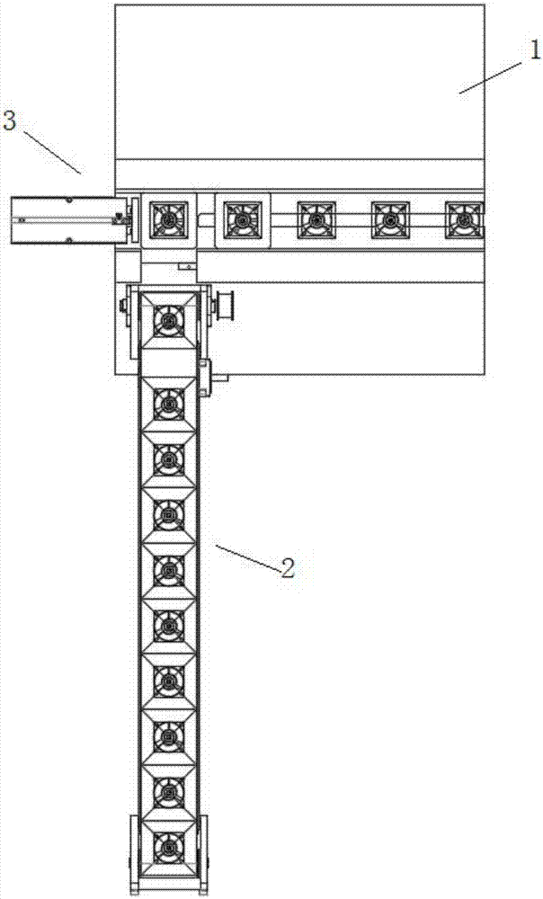 Radiating piece feeding combination equipment