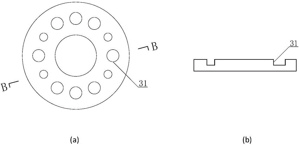 Testing device for damage concrete stress-strain whole curve caused by environment corrosion