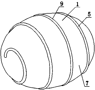 Soft caterpillar belt type pipeline robot