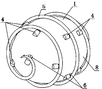 Soft caterpillar belt type pipeline robot