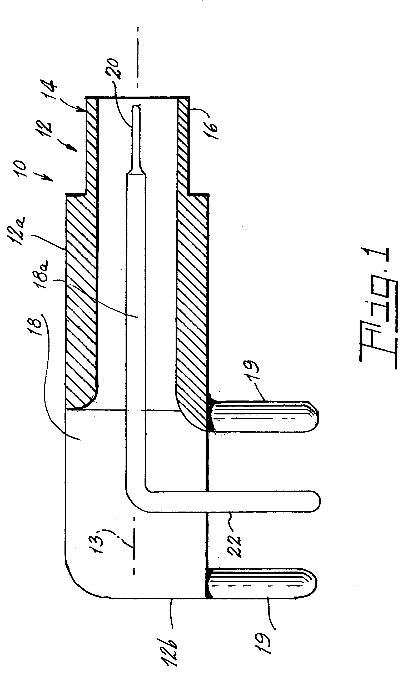 Insulated coaxial cable connector.