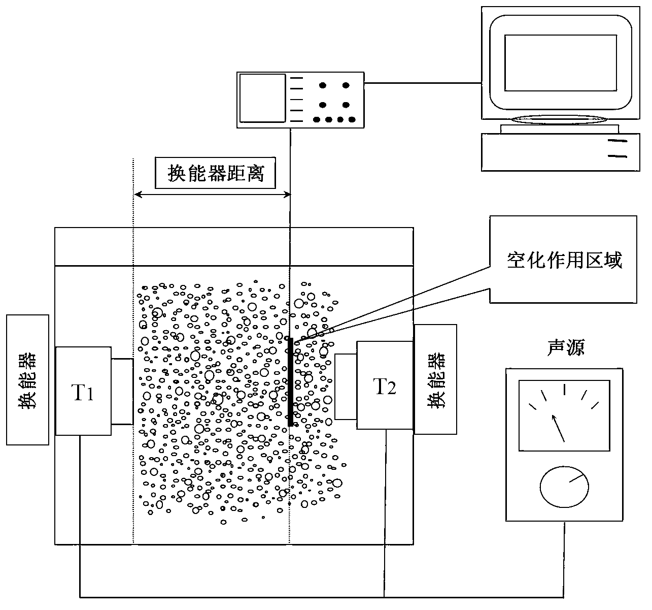 Acoustic cavitation device