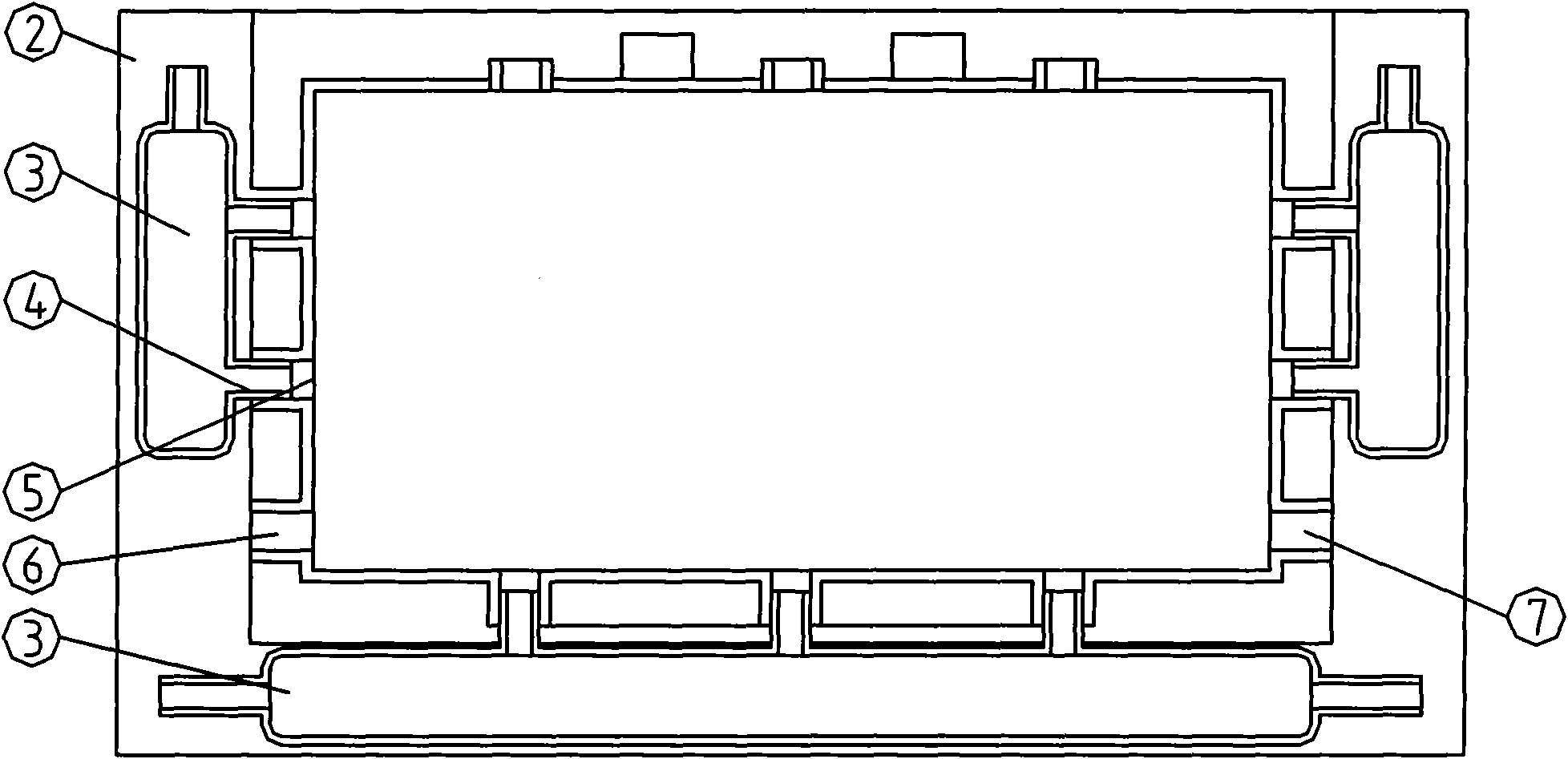 Assembled flat-plate photobioreactor