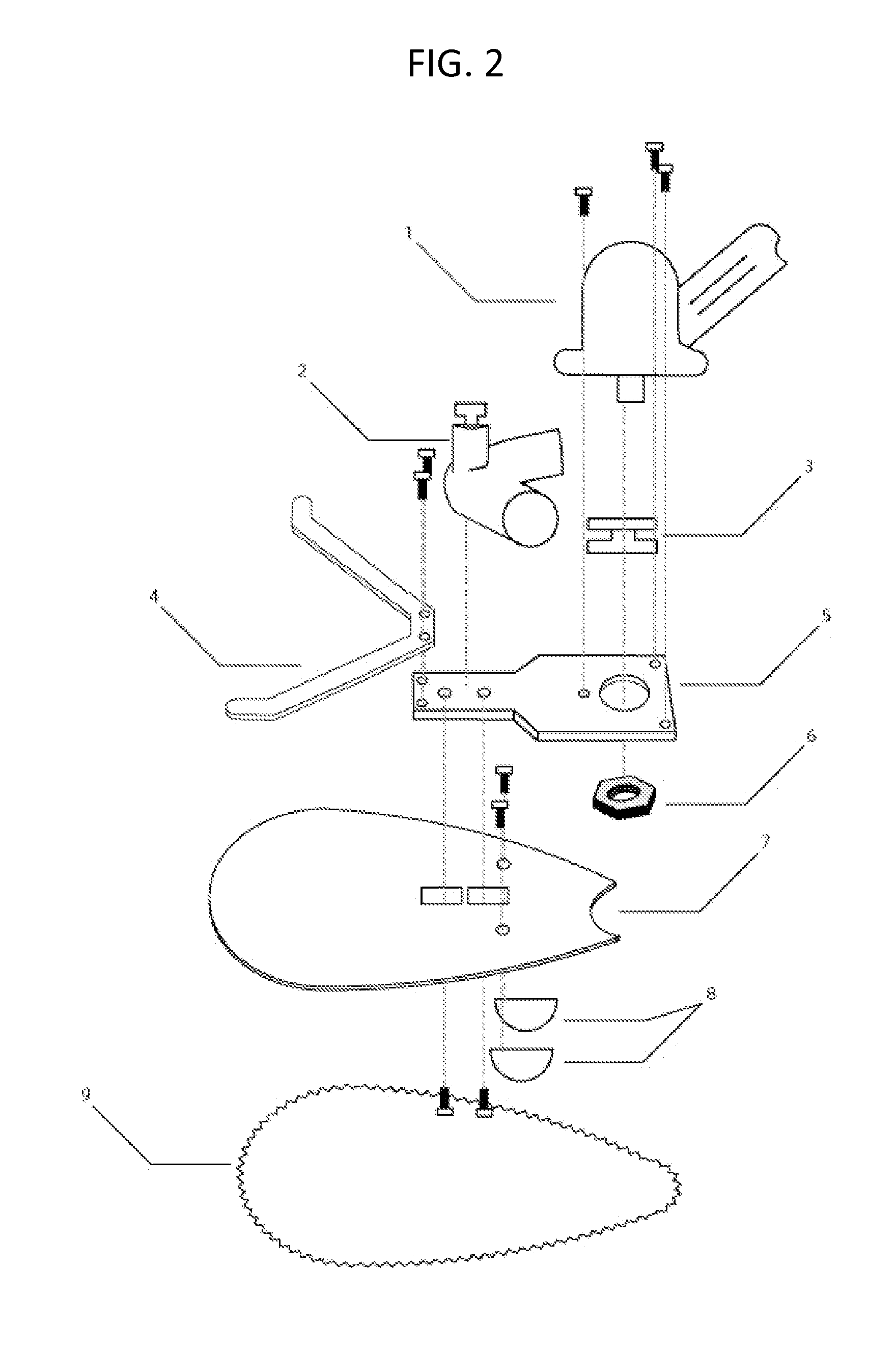 Chainsaw-type Brush Cutting Assembly